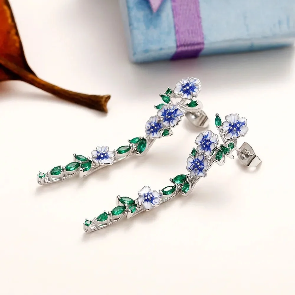 Bloom Drop Earrings - Picture 5 of 6